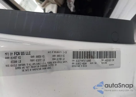 2016 Fiat 500 Pop из США, поврежденный, VIN 3C3CFFAR7GT193485